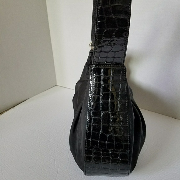 Brighton Nylon and Leather Shoulder Bag - Picture 5 of 8